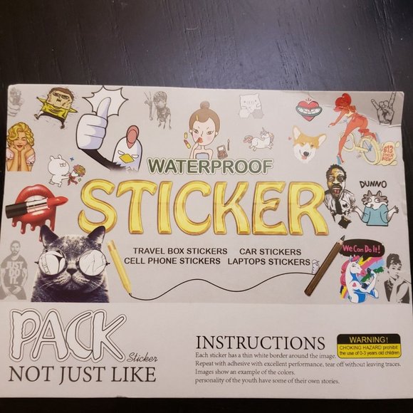 Christmas stickers waterproof 50 pkx3 - Picture 7 of 10